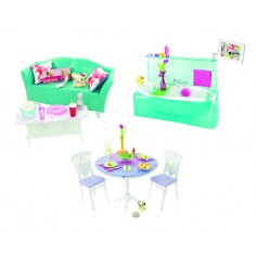 Barbie - Barbie Mobilier Asortat (Sufragerie si Baie)