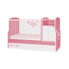 Bertoni - Mobilier lemn MAXI Pink Butterfly + cearceaf de pat cadou