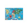 Melissa & Doug - Puzzle de podea Harta Lumii / World Map