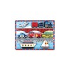 Melissa & Doug - Puzzle lemn in relief Mijloace de transport