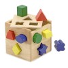 Melissa&Doug - Cub din lemn cu forme de sortat