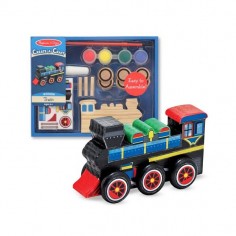 Melissa&Doug - Decorati-va Locomotiva