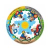 Melissa&Doug - Puzzle de podea circular Vehicule