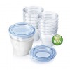 Philips Avent - VIA Recipiente pentru laptele matern 180ml fara BPA